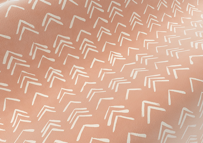 Rolling Hills Velvet, Apricot - Twist&Fit Roman Blind - Image 4